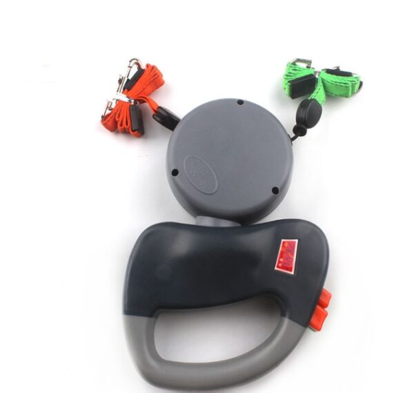 Retractable Dual Pet Dog Walking Leash - Image 4