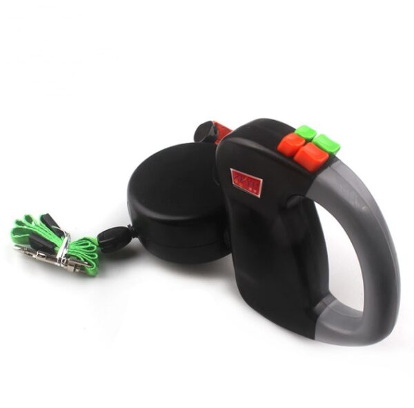 Retractable Dual Pet Dog Walking Leash - Image 2